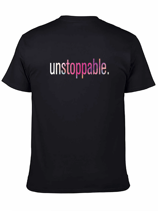 Unstoppable Graphic Tee - Black