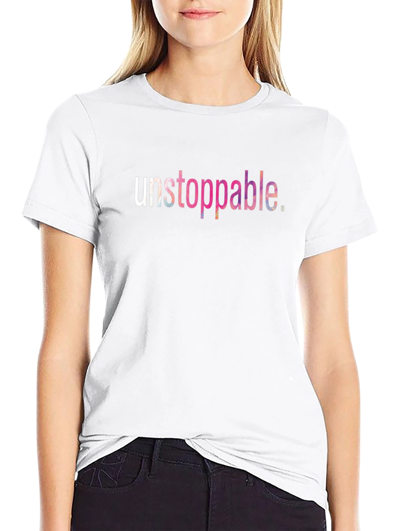 Unstoppable Graphic Tee - Black