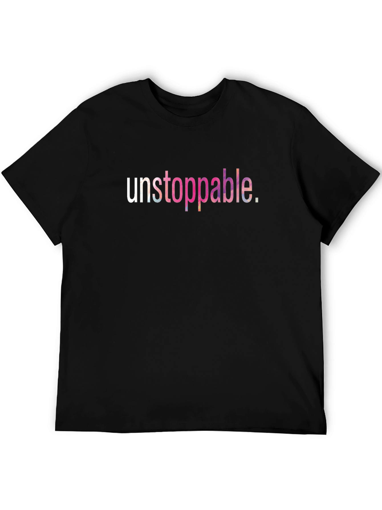 Unstoppable Graphic Tee - Black