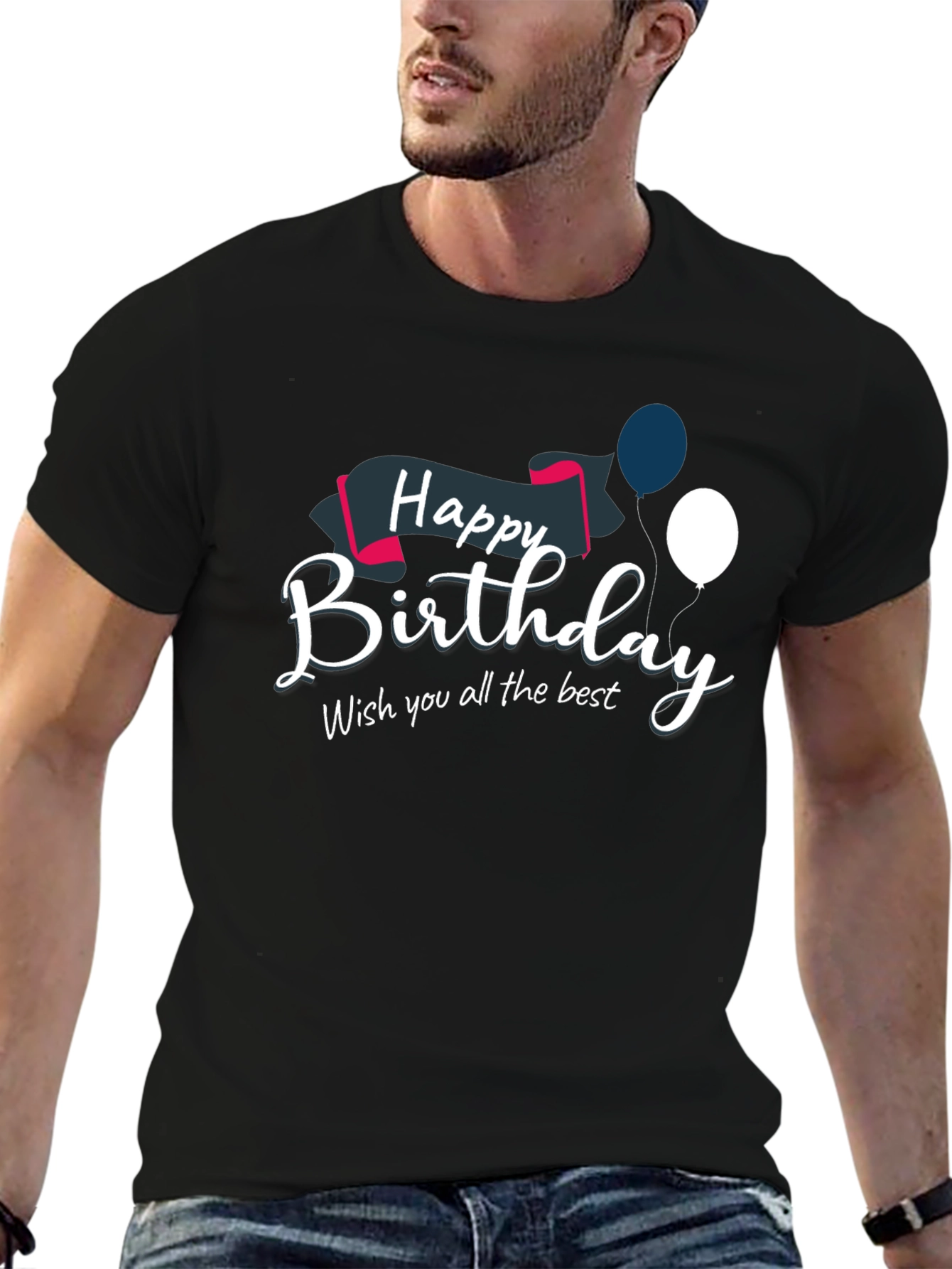Happy Birthday Graphic Tee - Stylish Celebration Shirt