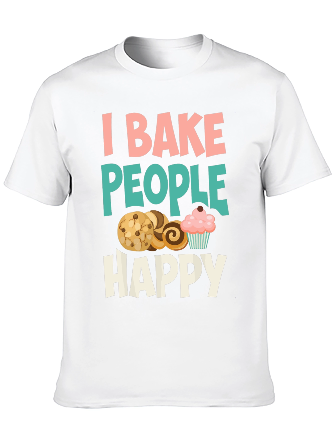 I Bake People Happy Graphic Tee