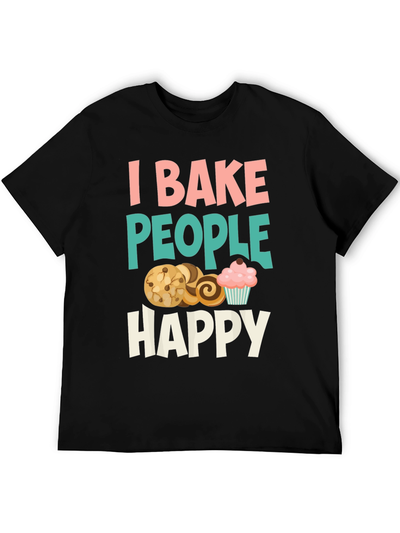 I Bake People Happy Graphic Tee