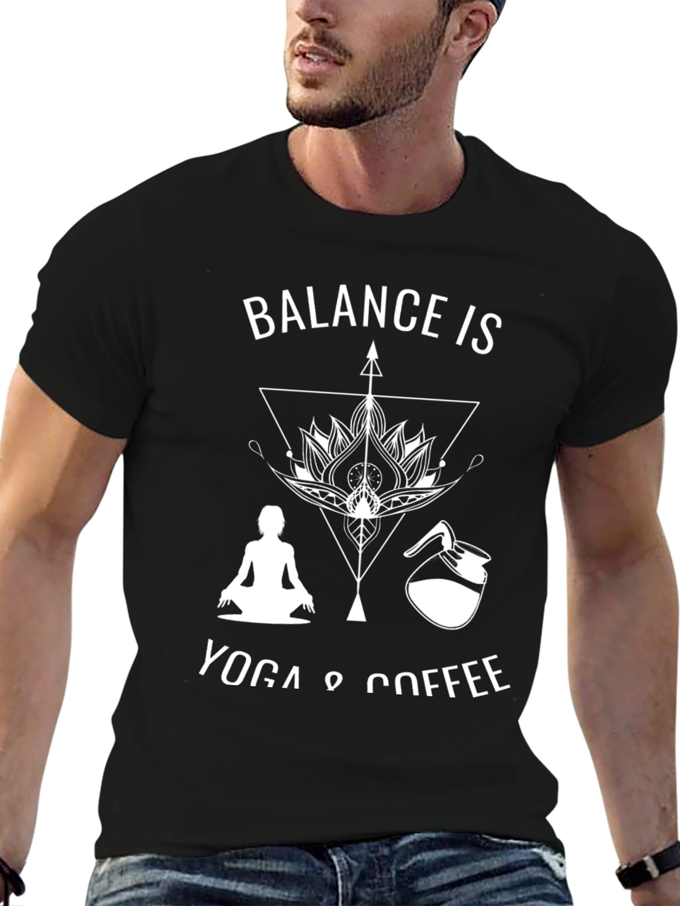 Balance is Yoga & Coffee Graphic Tee