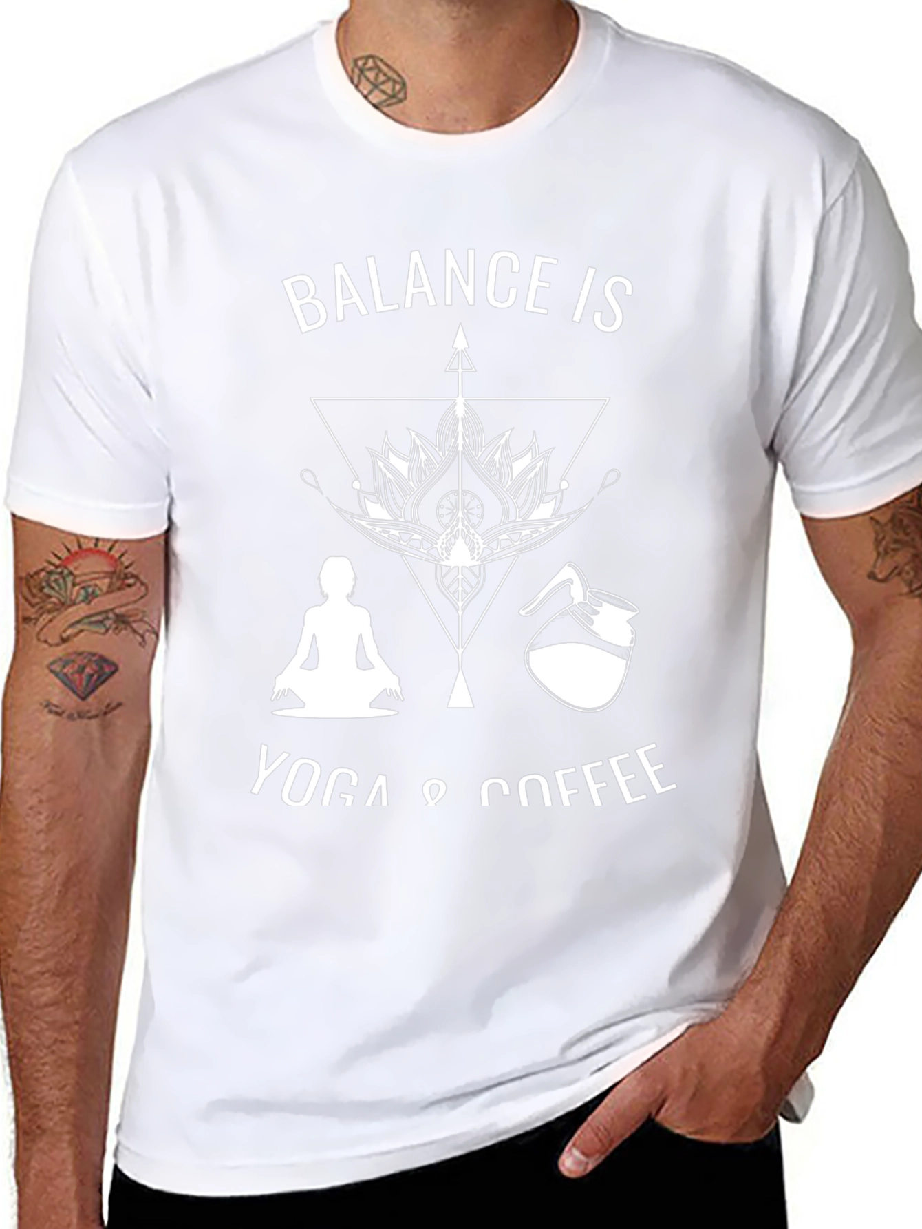 Balance is Yoga & Coffee Graphic Tee