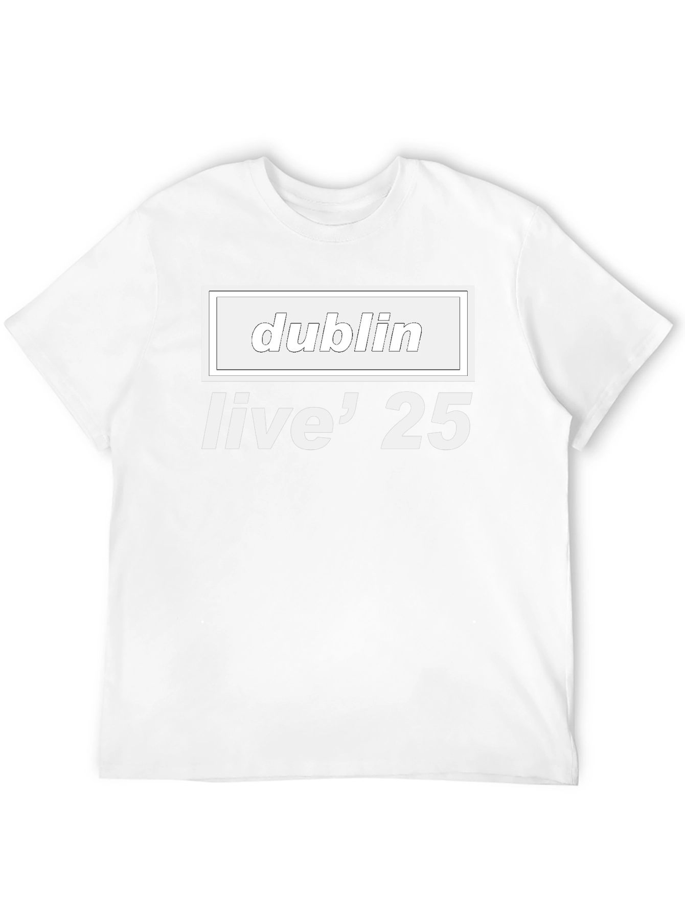 Dublin Live 25 Black T-Shirt