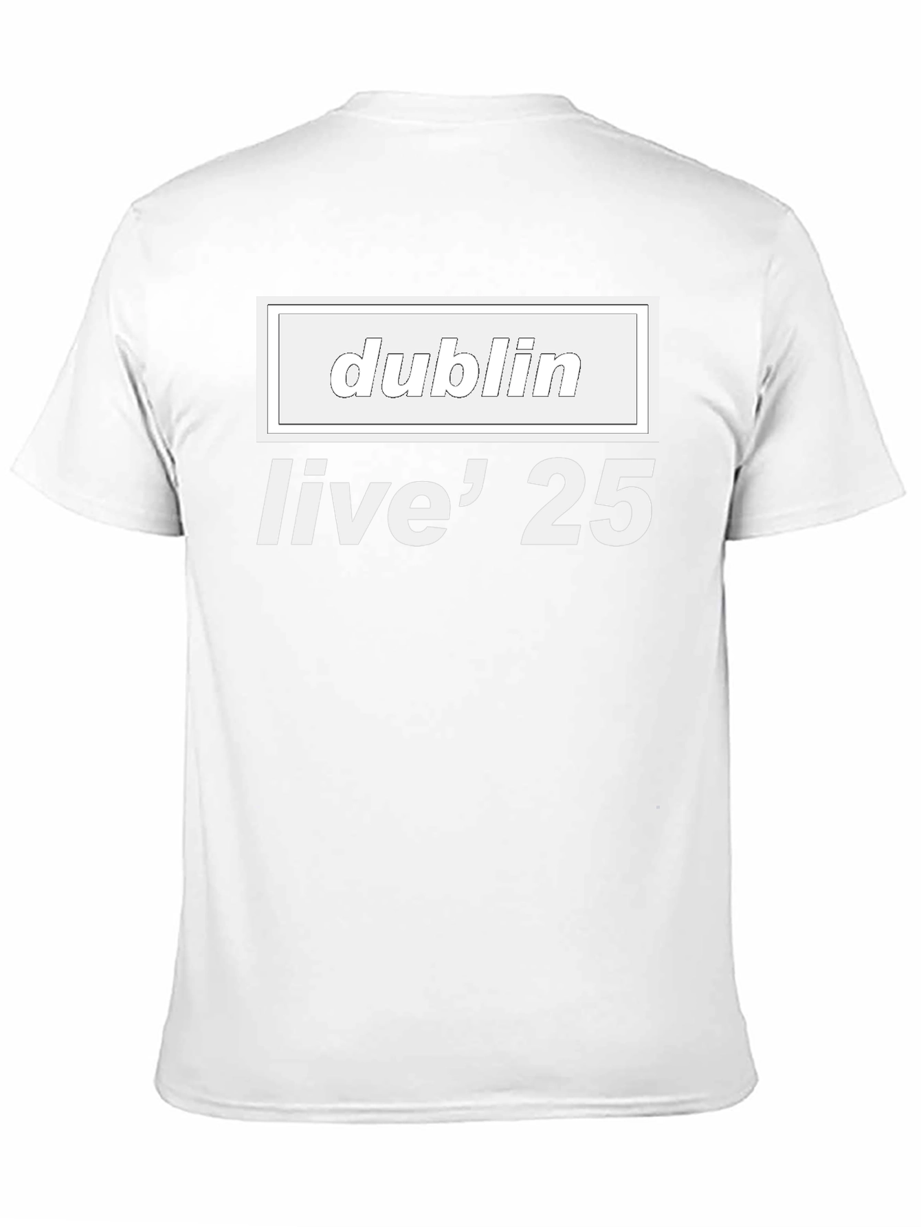Dublin Live 25 Black T-Shirt