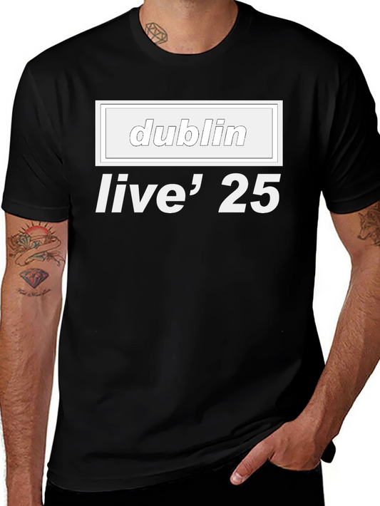 Dublin Live 25 Black T-Shirt