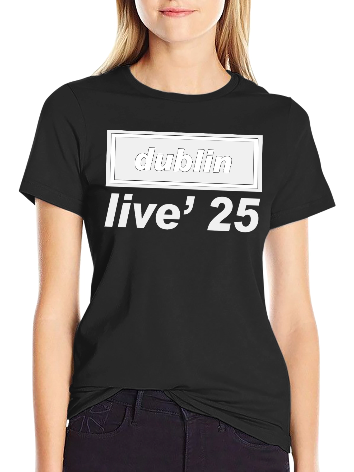 Dublin Live 25 Black T-Shirt