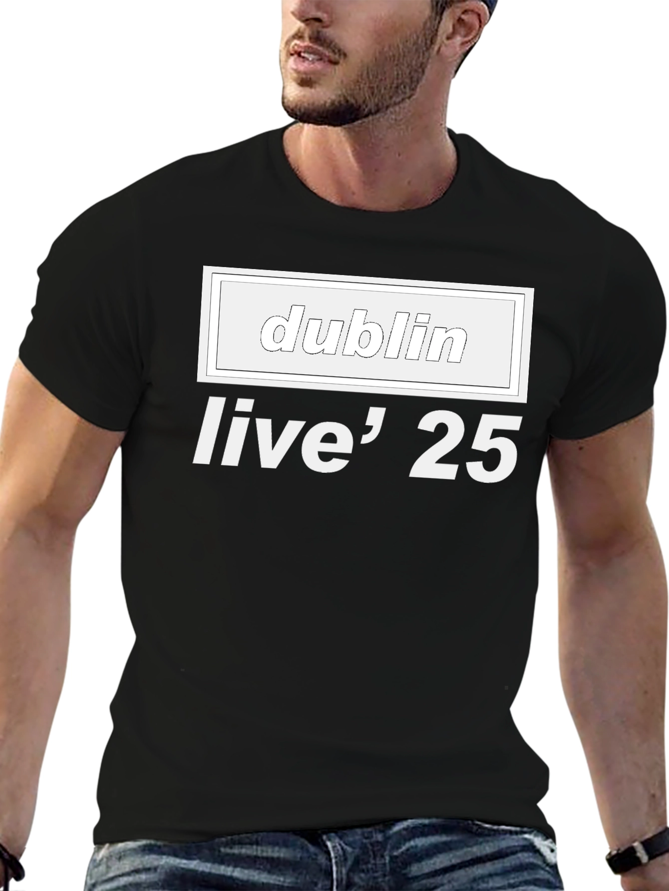 Dublin Live 25 Black T-Shirt