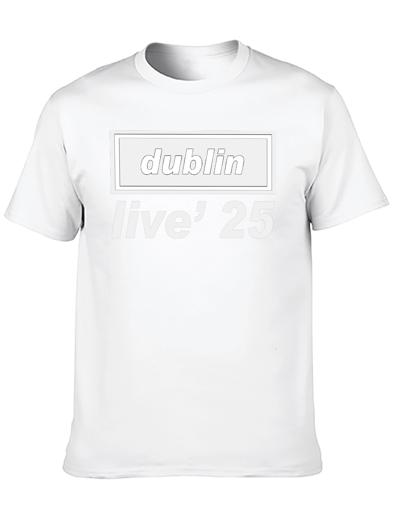 Dublin Live 25 Black T-Shirt
