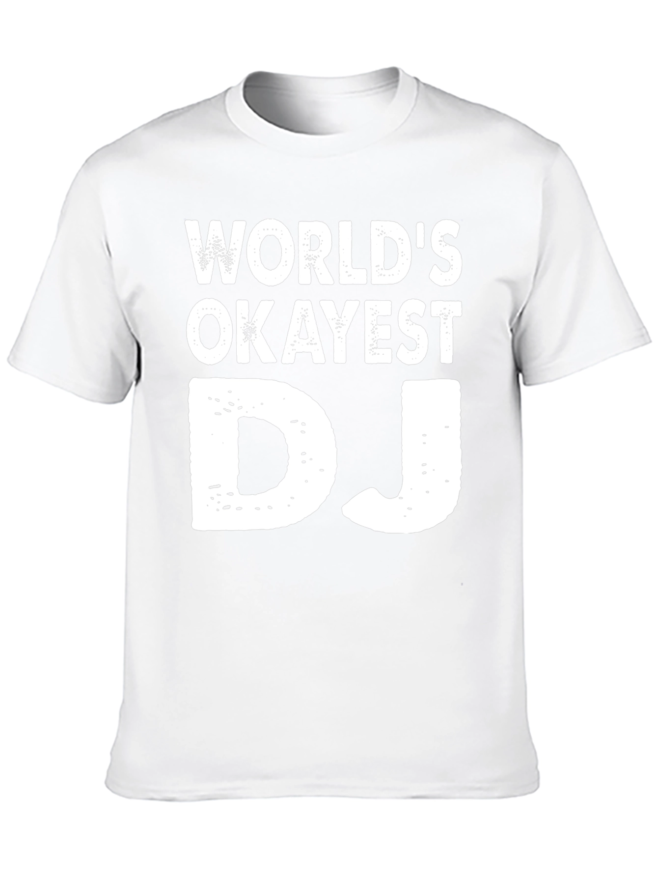 Worlds Okayest DJ Graphic Tee - Black