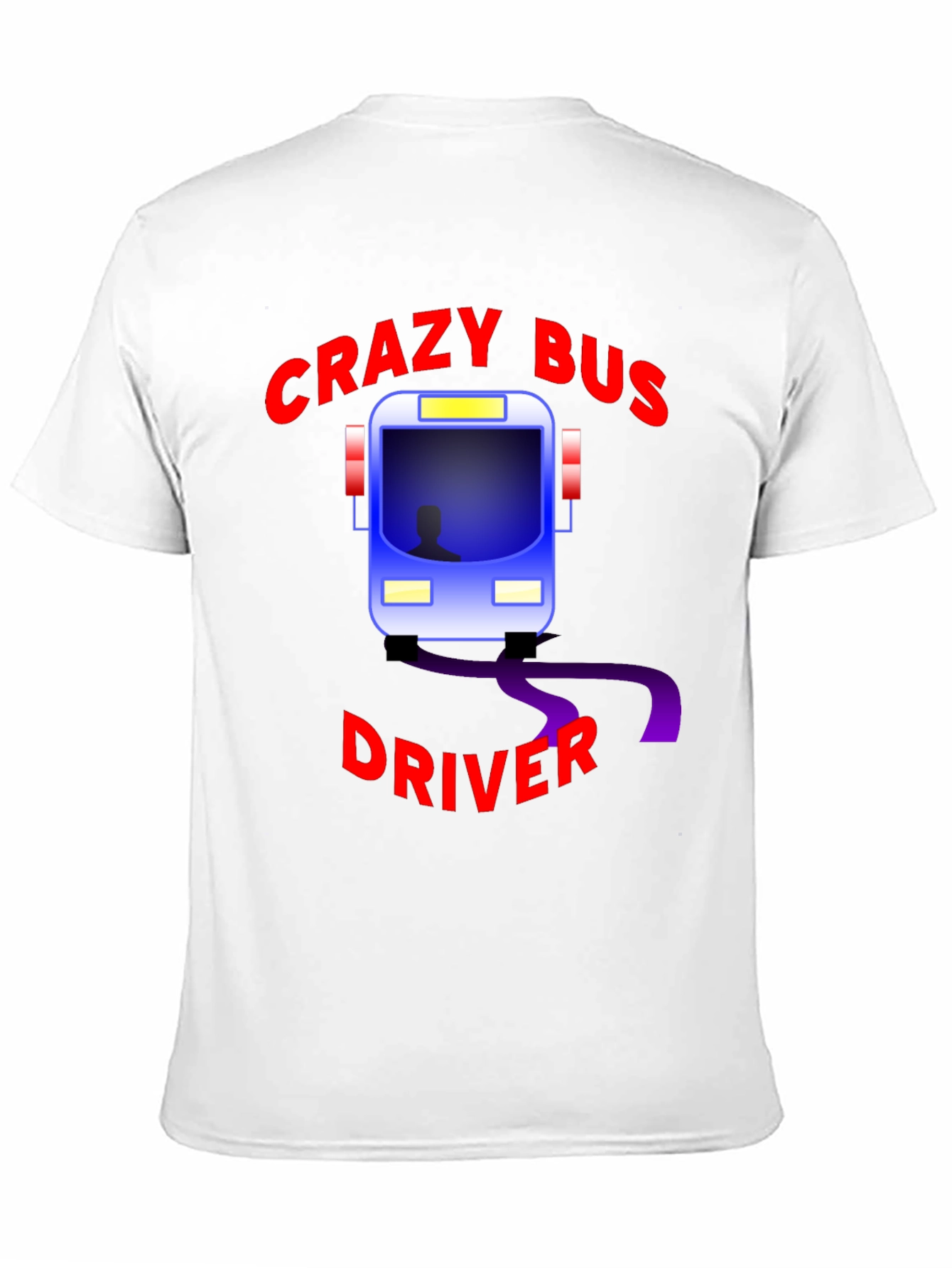 Crazy Bus Driver Graphic T-Shirt