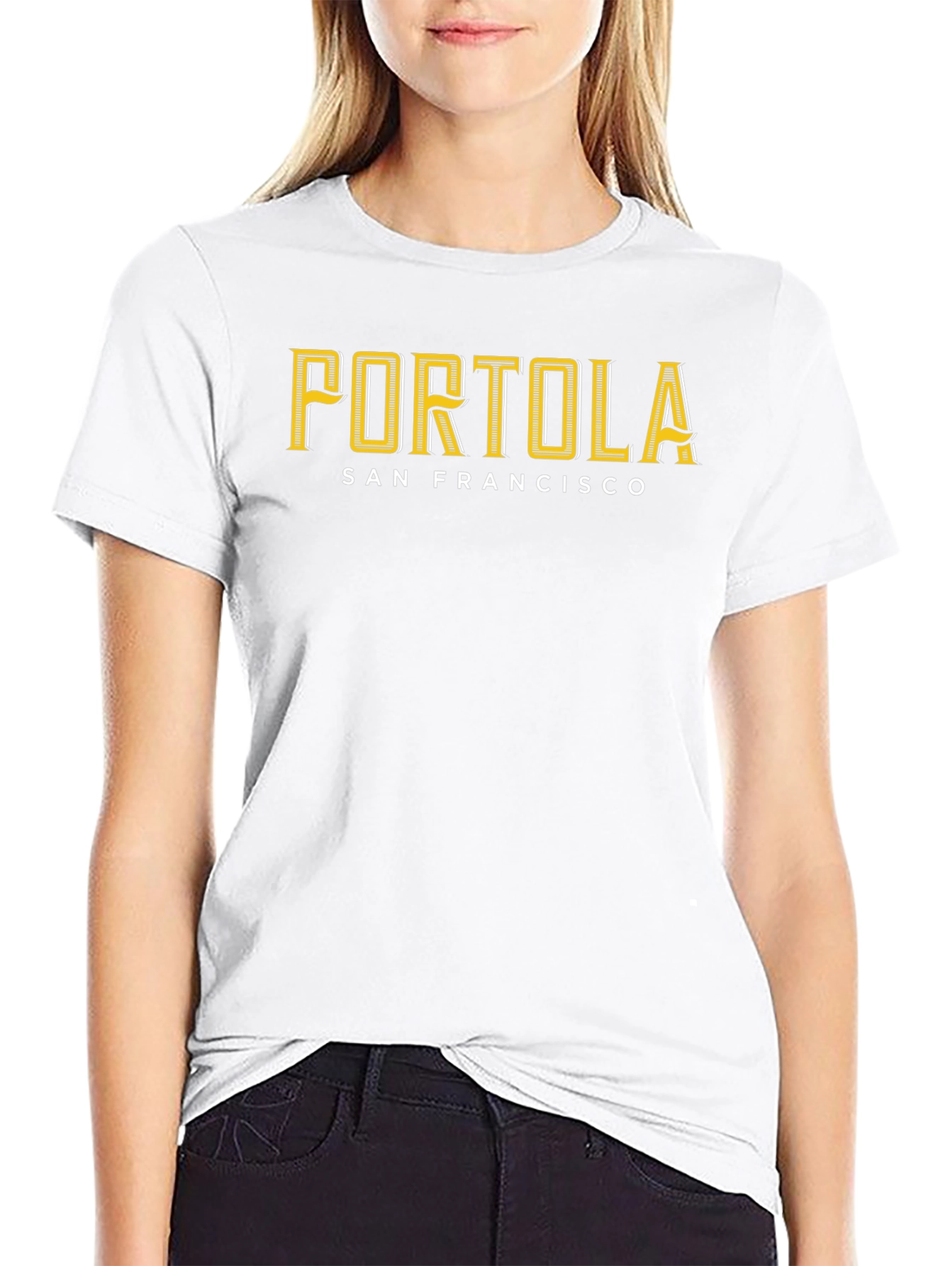 Portola San Francisco Black Graphic T-Shirt