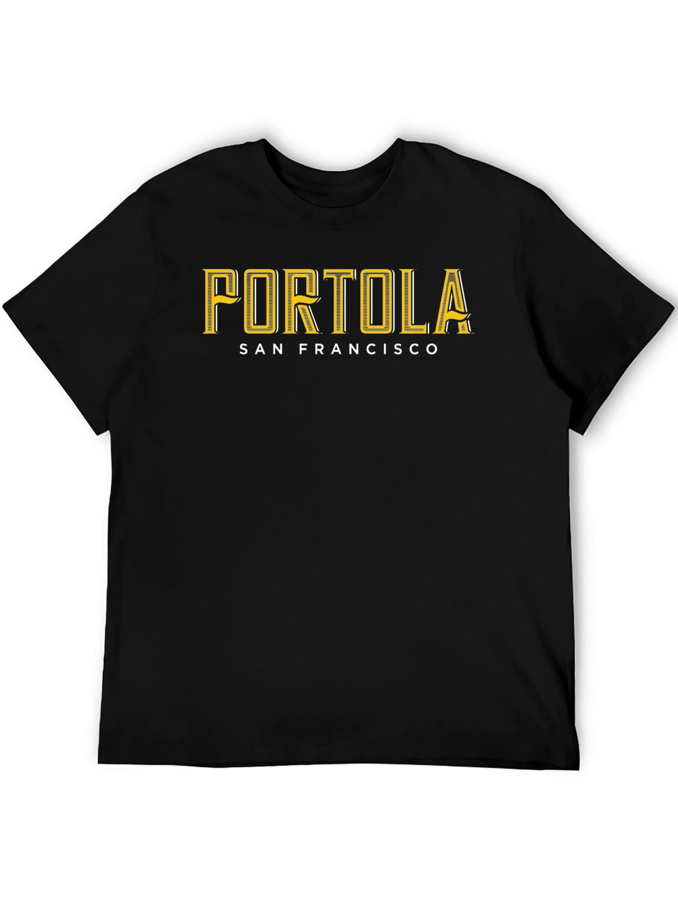Portola San Francisco Black Graphic T-Shirt