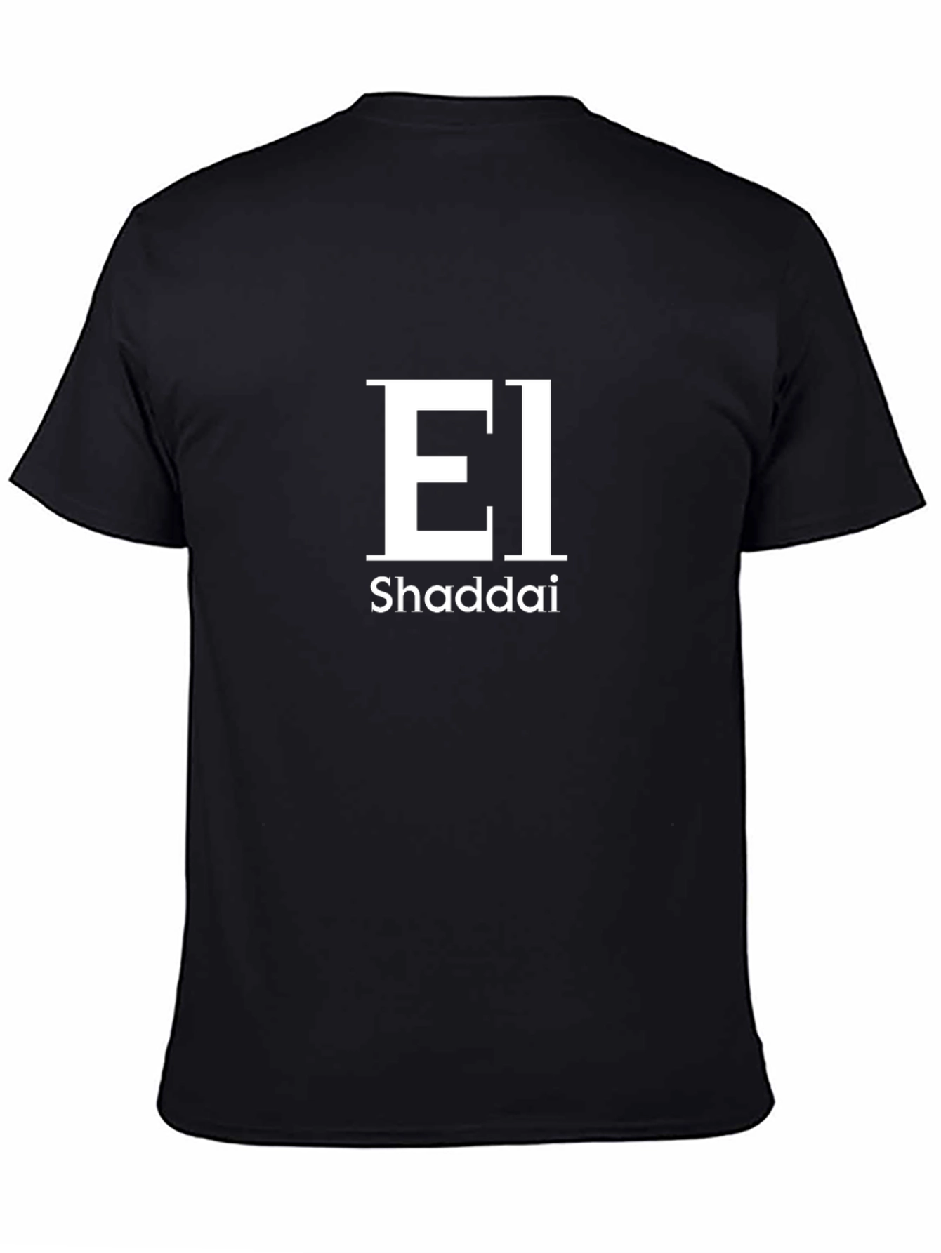El Shaddai Graphic T-Shirt - Black Cotton Tee