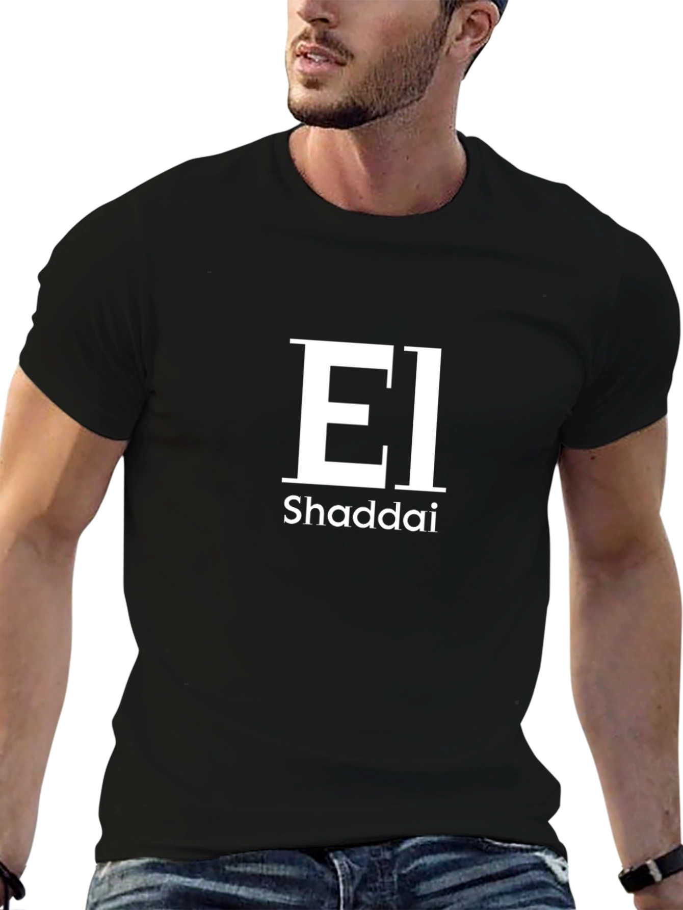El Shaddai Graphic T-Shirt - Black Cotton Tee