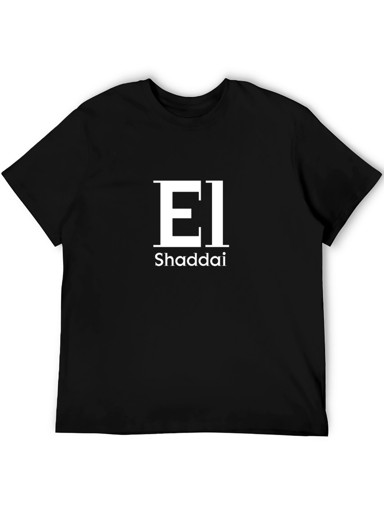 El Shaddai Graphic T-Shirt - Black Cotton Tee