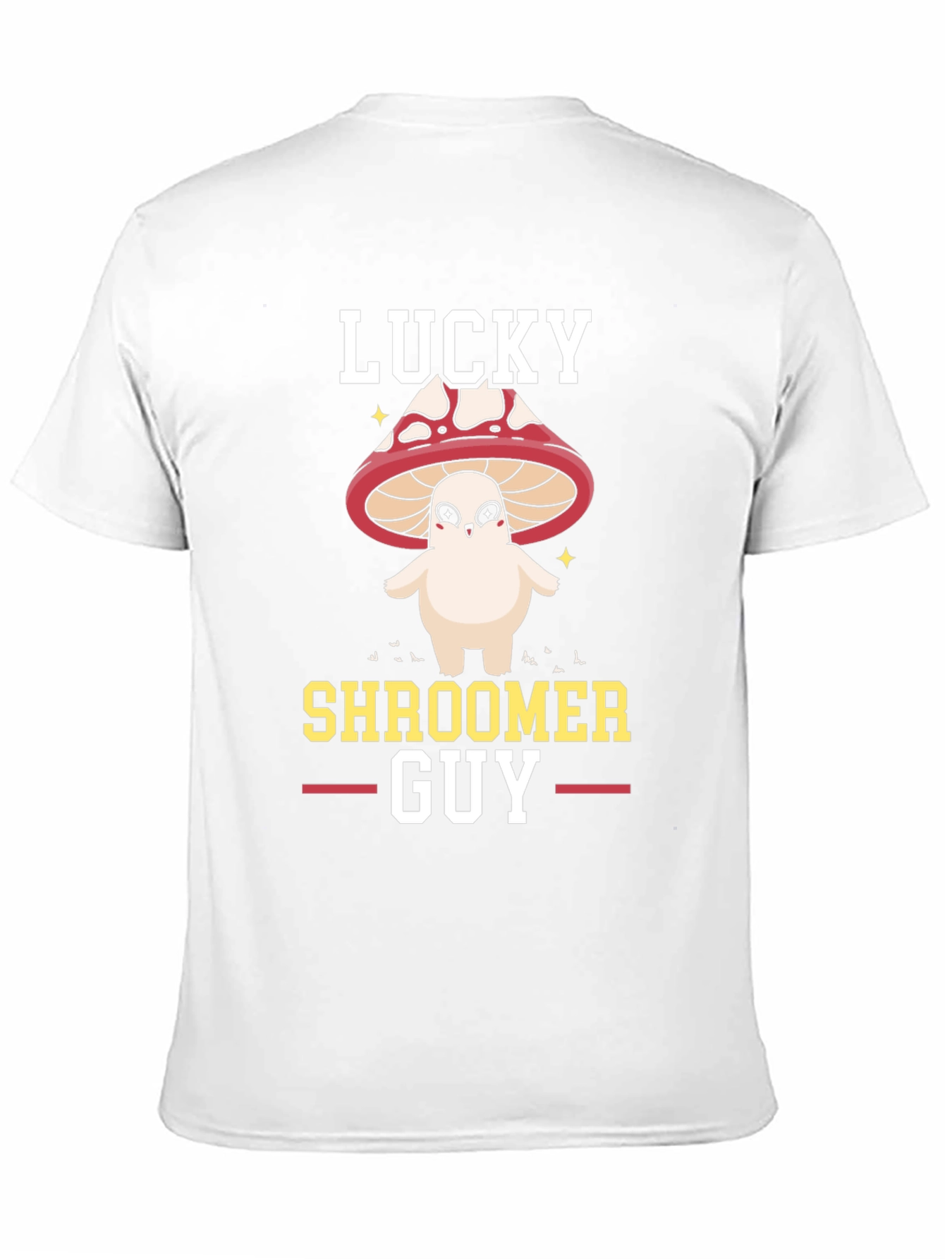 Lucky Shroomer Guy Black T-Shirt