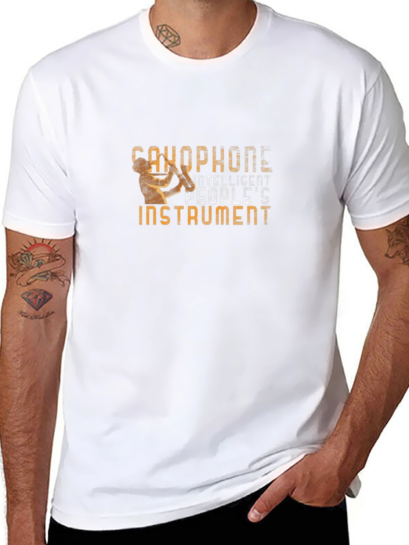 Saxophone Instrument T-Shirt - Musician Gift