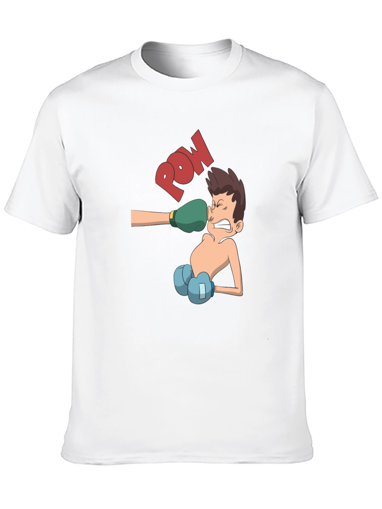 Cartoon Boxer T-Shirt - Punch Design
