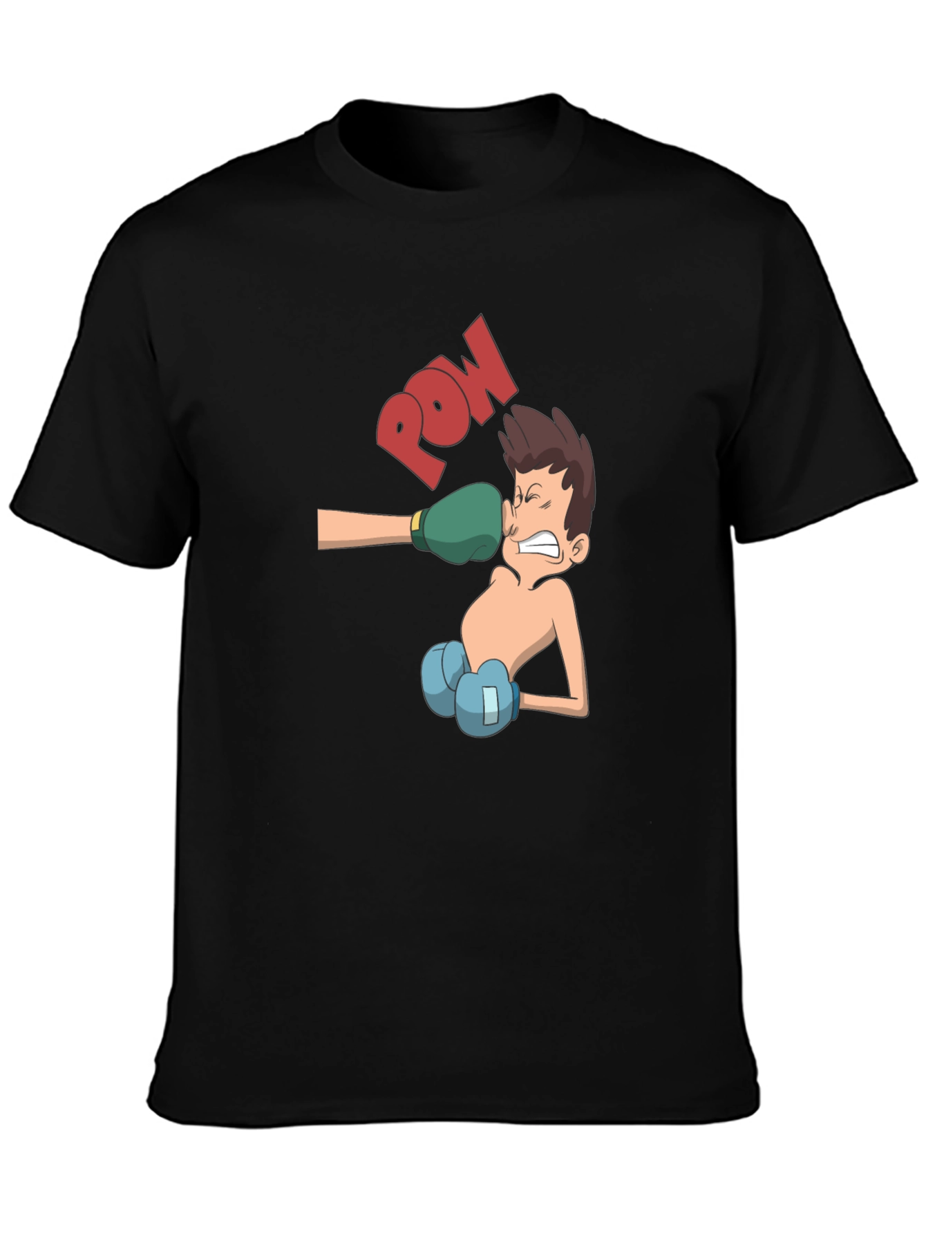 Cartoon Boxer T-Shirt - Punch Design