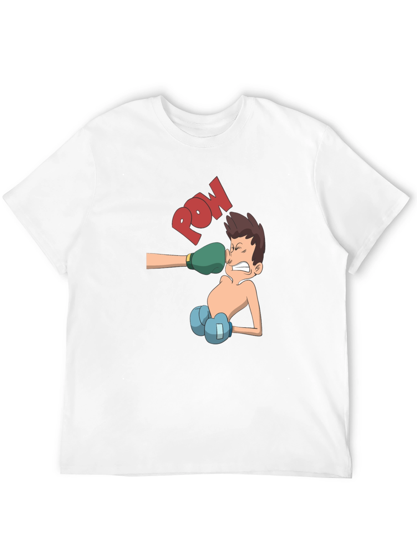 Cartoon Boxer T-Shirt - Punch Design