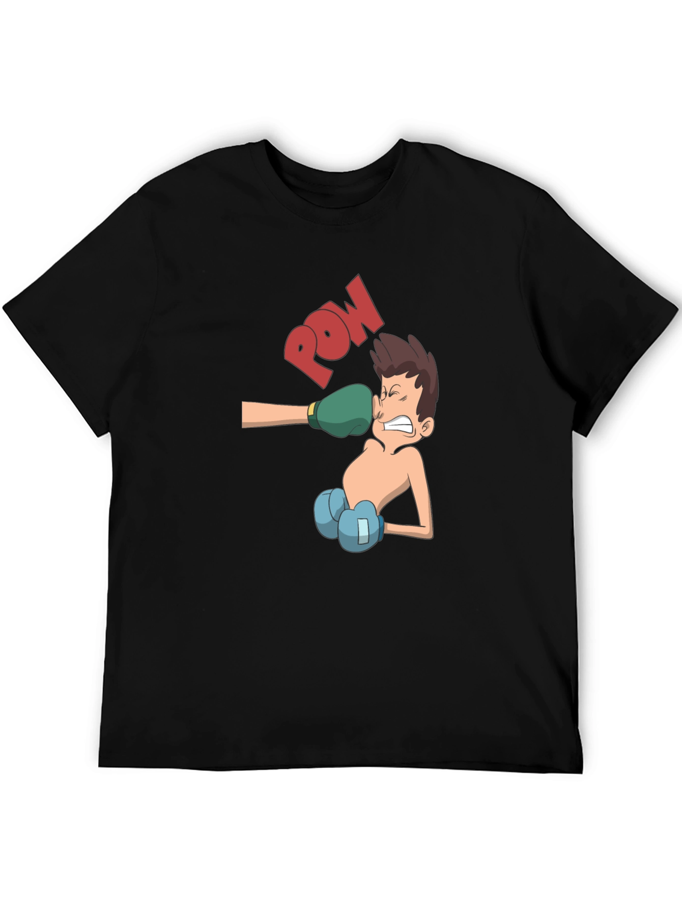 Cartoon Boxer T-Shirt - Punch Design