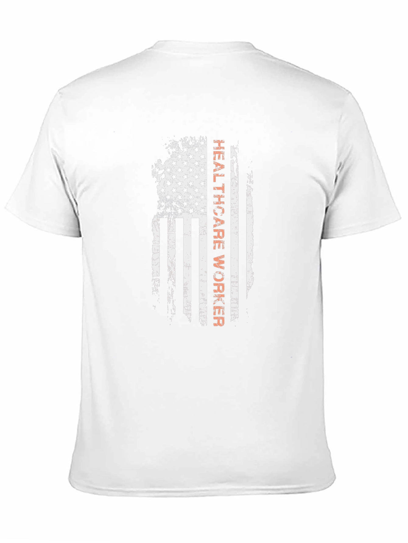 Healthcare Worker American Flag Graphic Tee