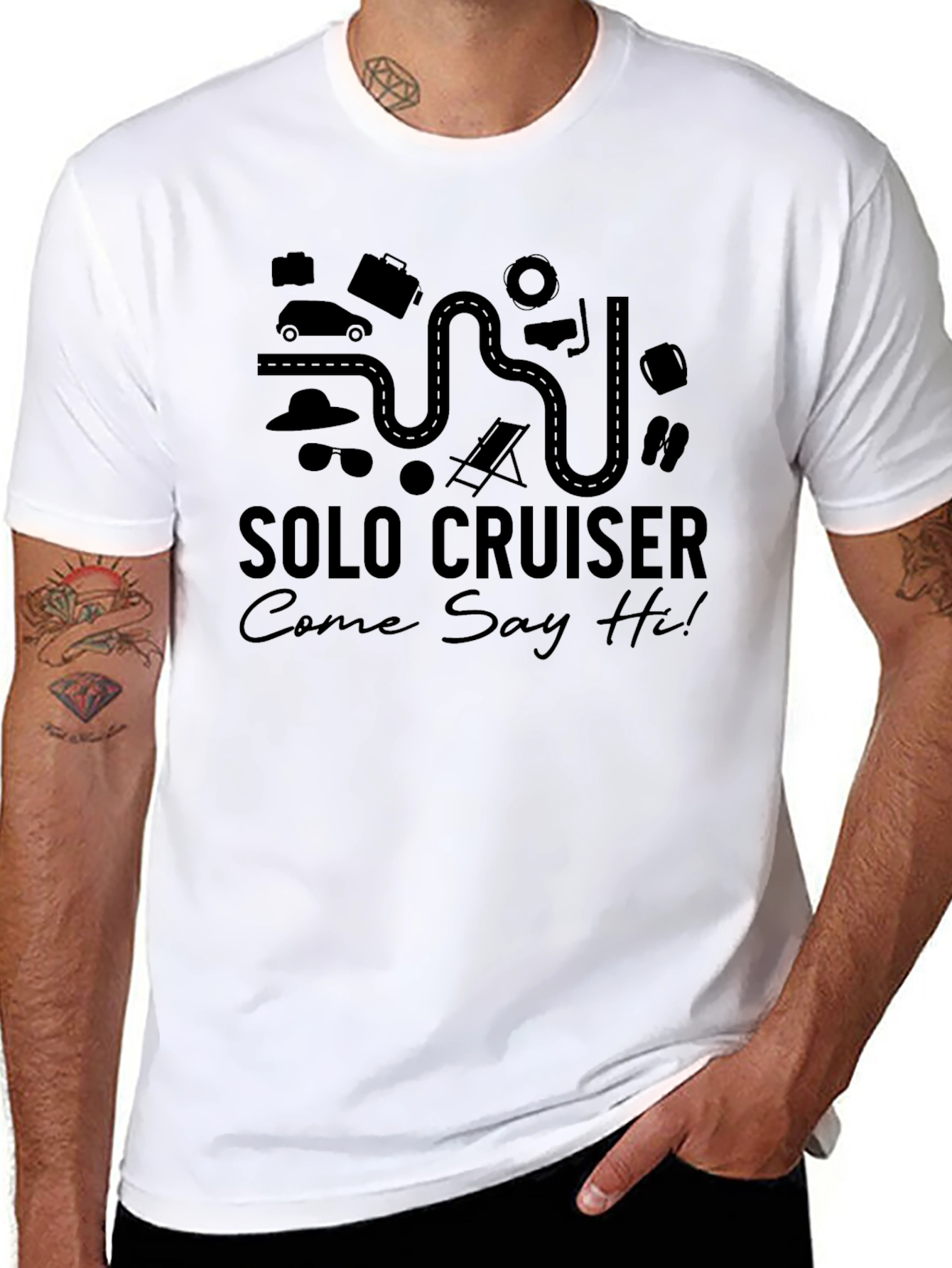 Solo Cruiser T-Shirt - Travel Adventure Road Trip Tee