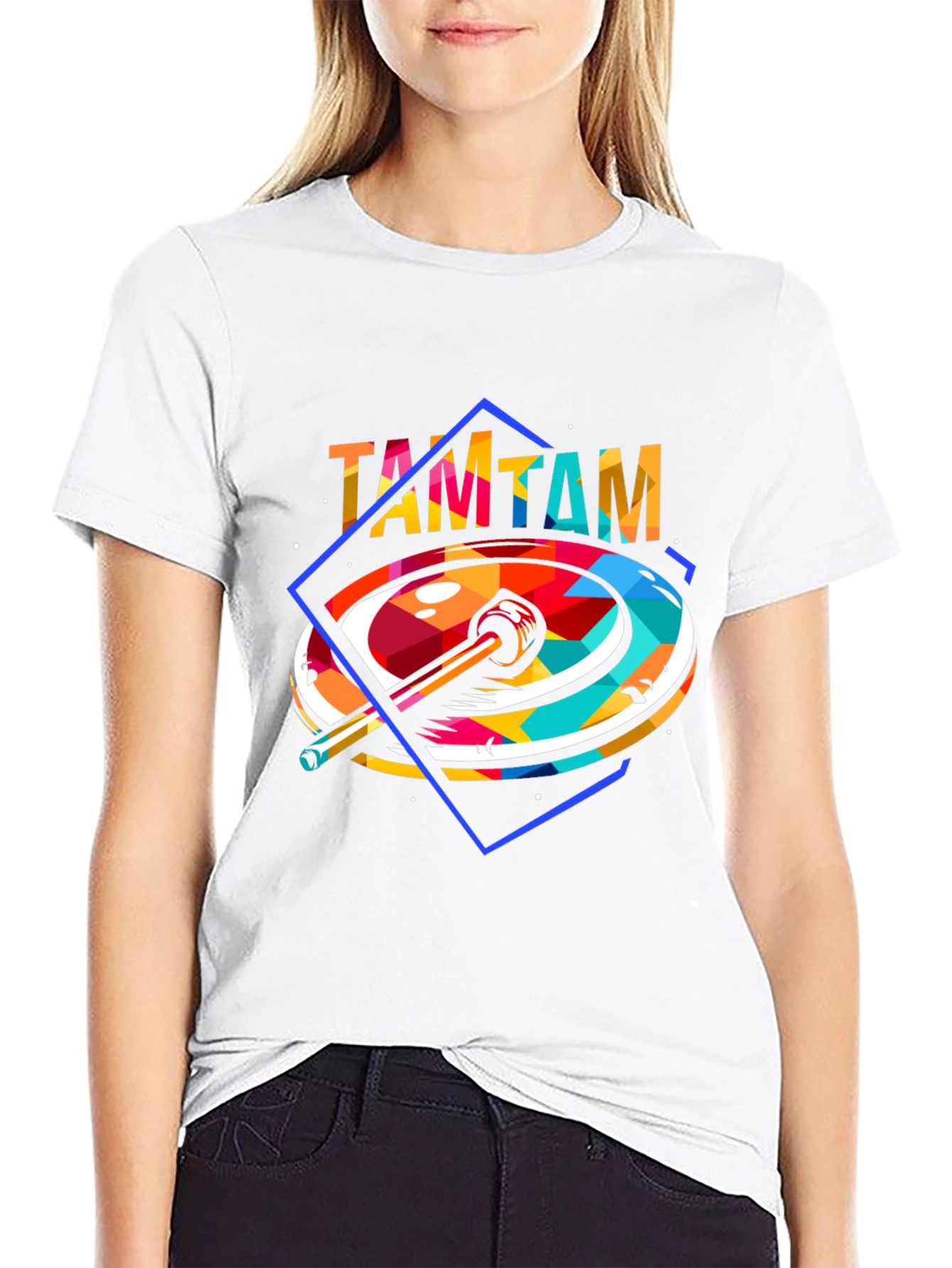 Abstract TAMTAM Graphic T-Shirt