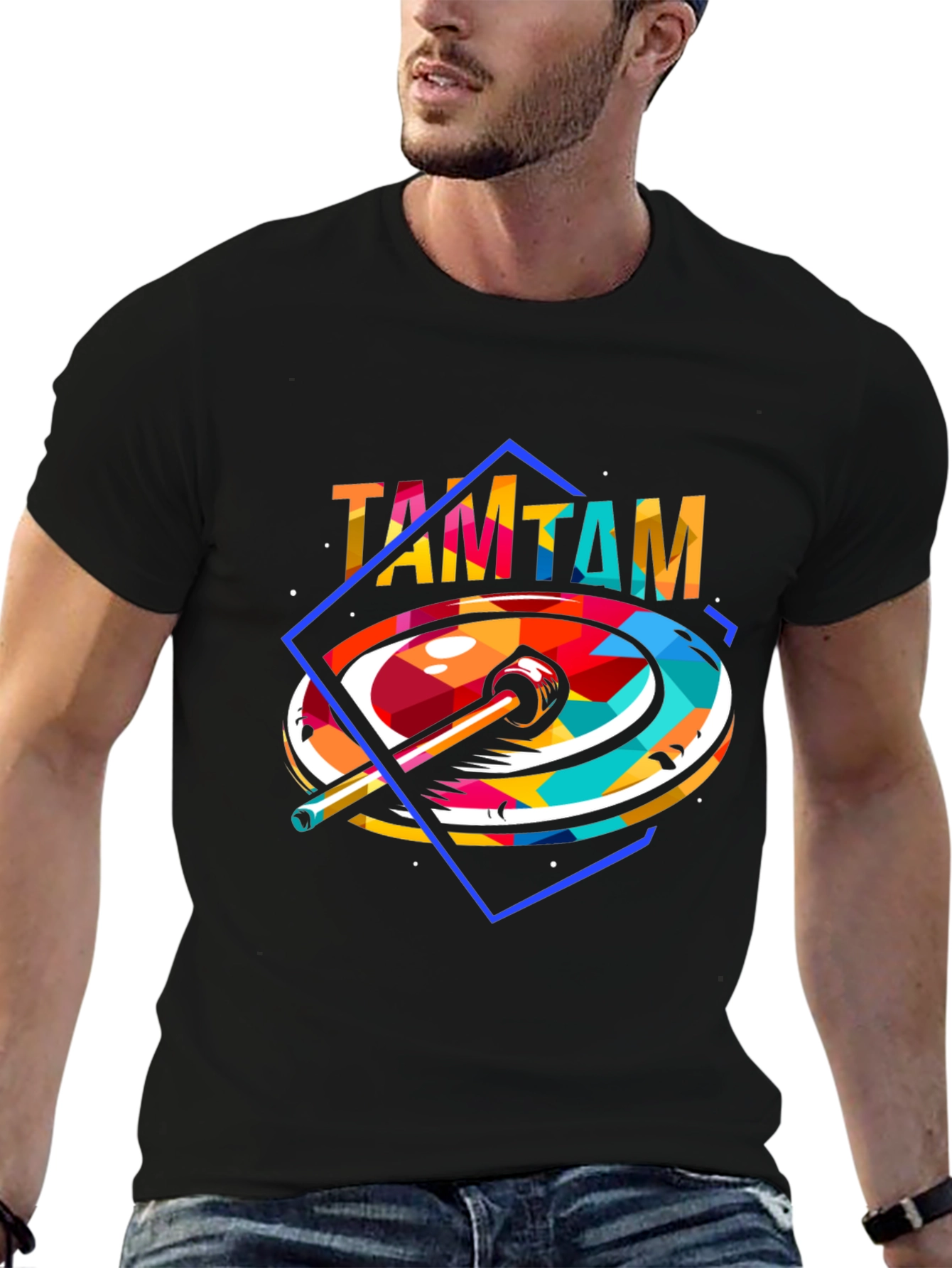 Abstract TAMTAM Graphic T-Shirt