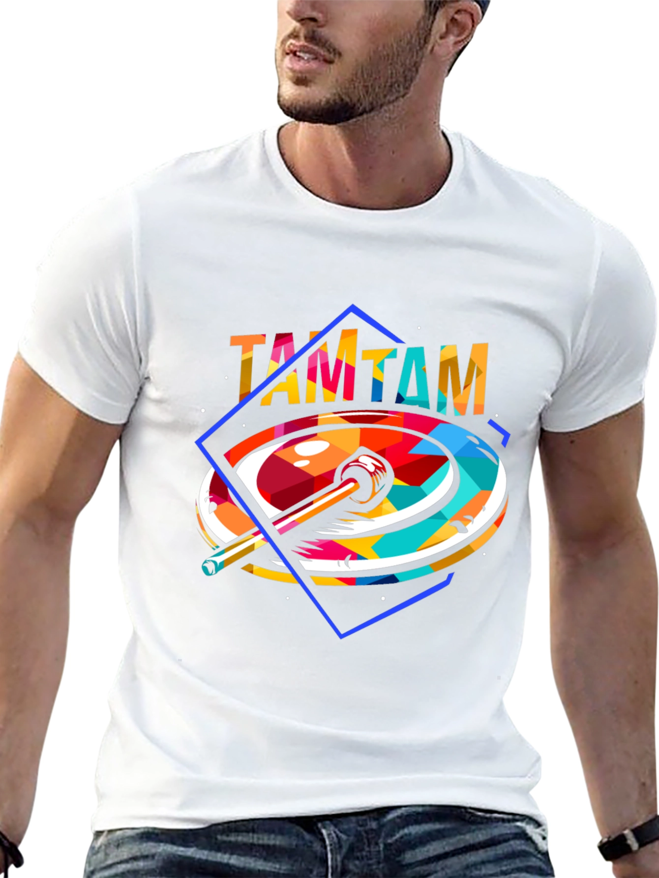 Abstract TAMTAM Graphic T-Shirt