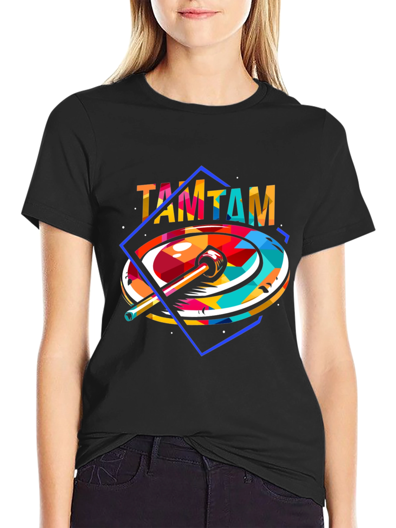 Abstract TAMTAM Graphic T-Shirt