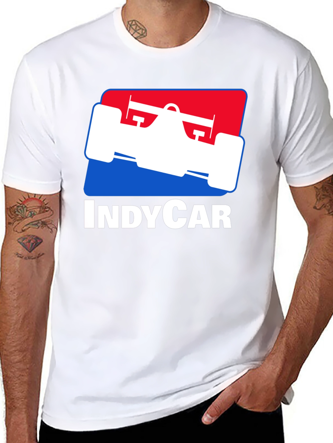 IndyCar Racing T-Shirt - Classic Logo Design