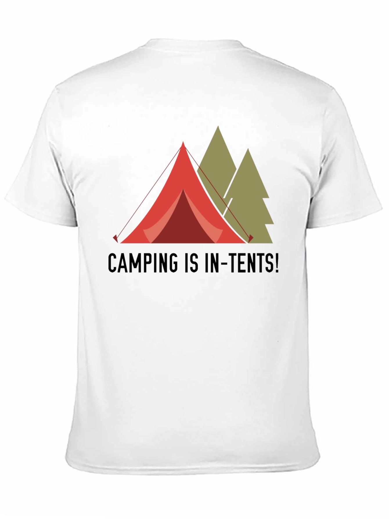 Camping is In-Tents! Graphic T-Shirt