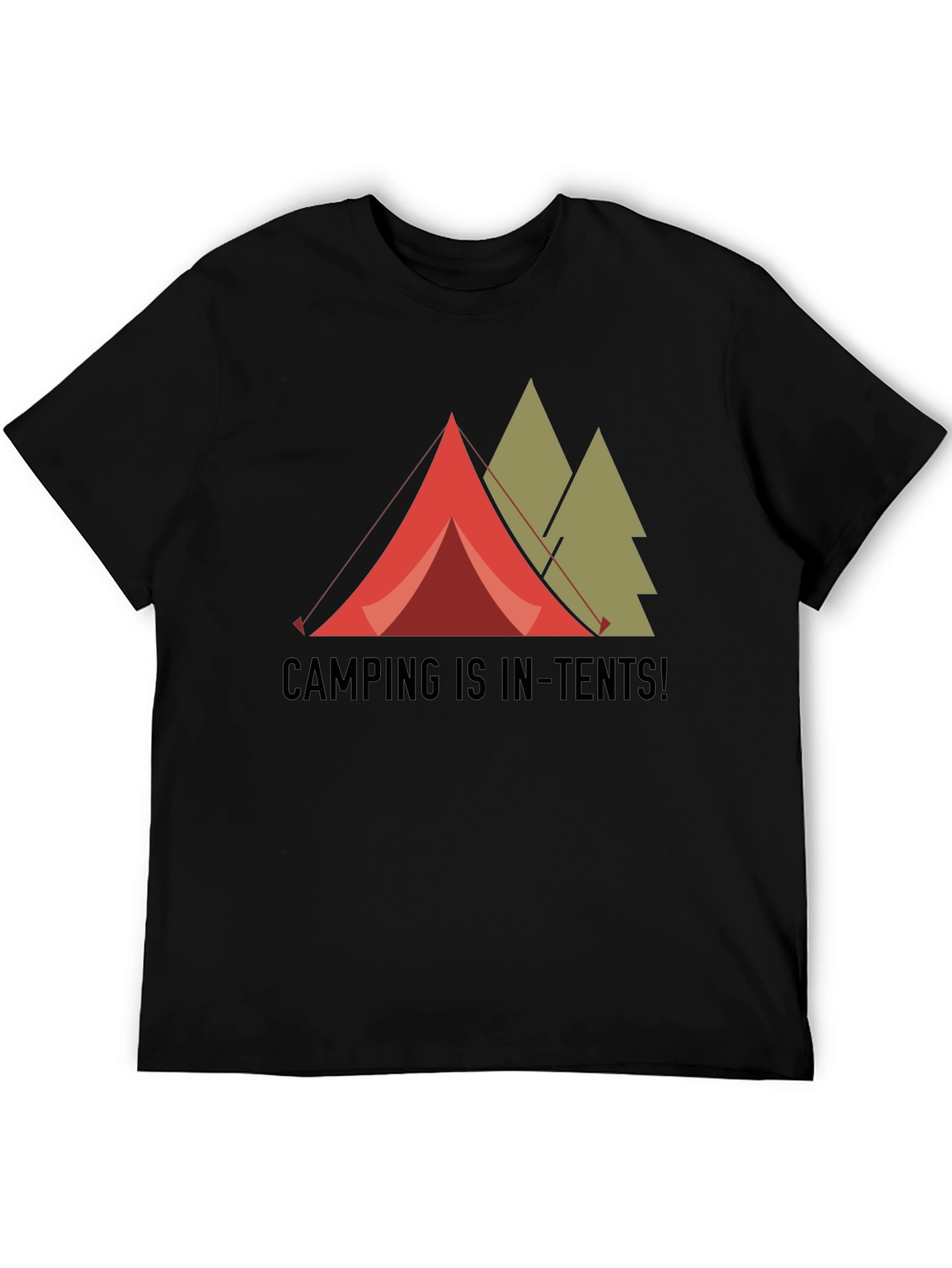 Camping is In-Tents! Graphic T-Shirt