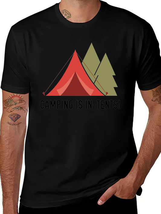 Camping is In-Tents! Graphic T-Shirt