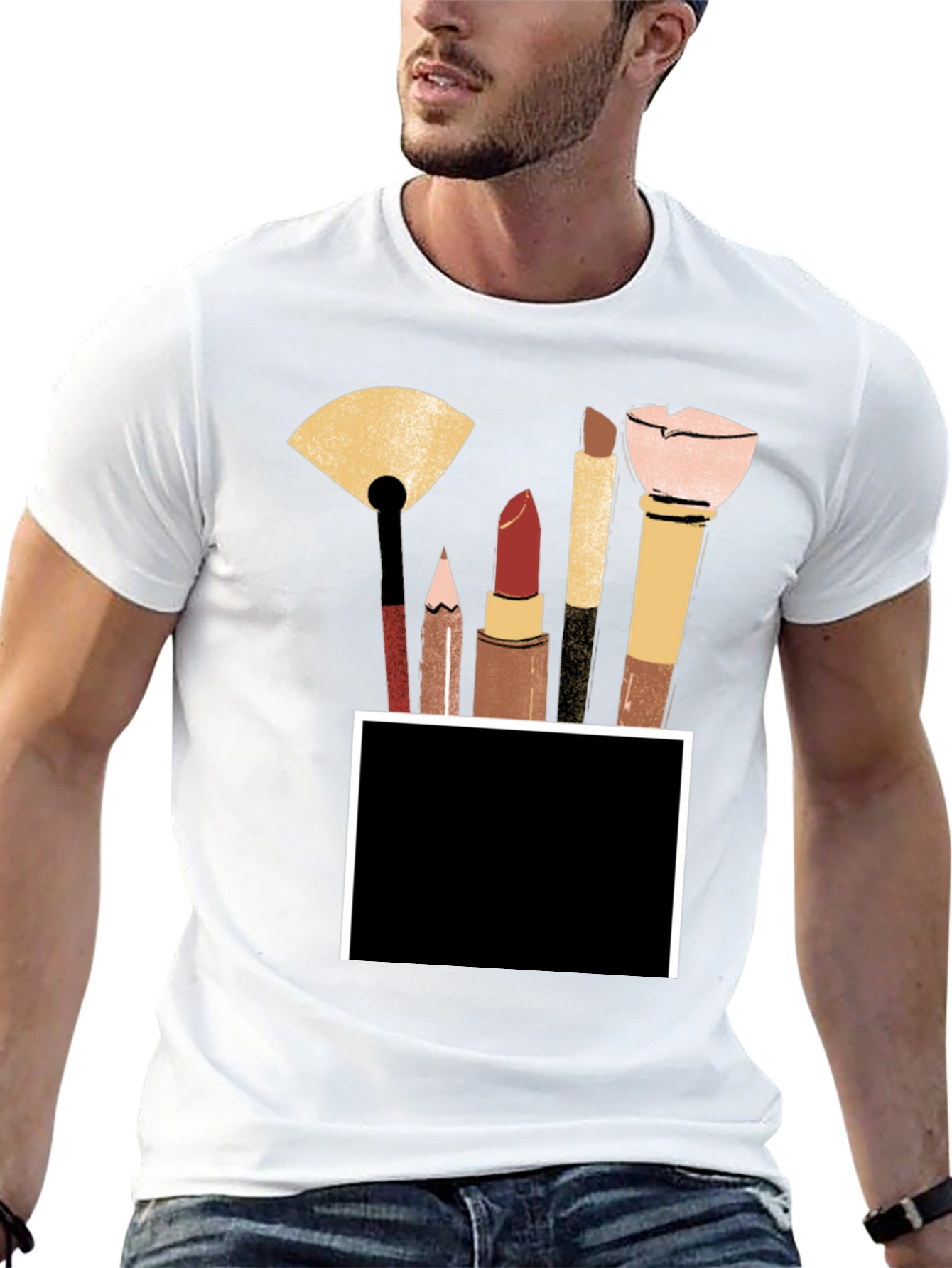 Makeup Tools Graphic Tee - Stylish & Comfortable
