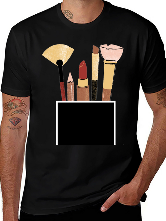 Makeup Tools Graphic Tee - Stylish & Comfortable