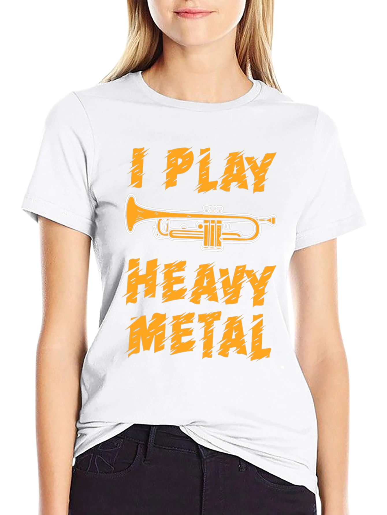 I Play Heavy Metal Trumpet T-Shirt