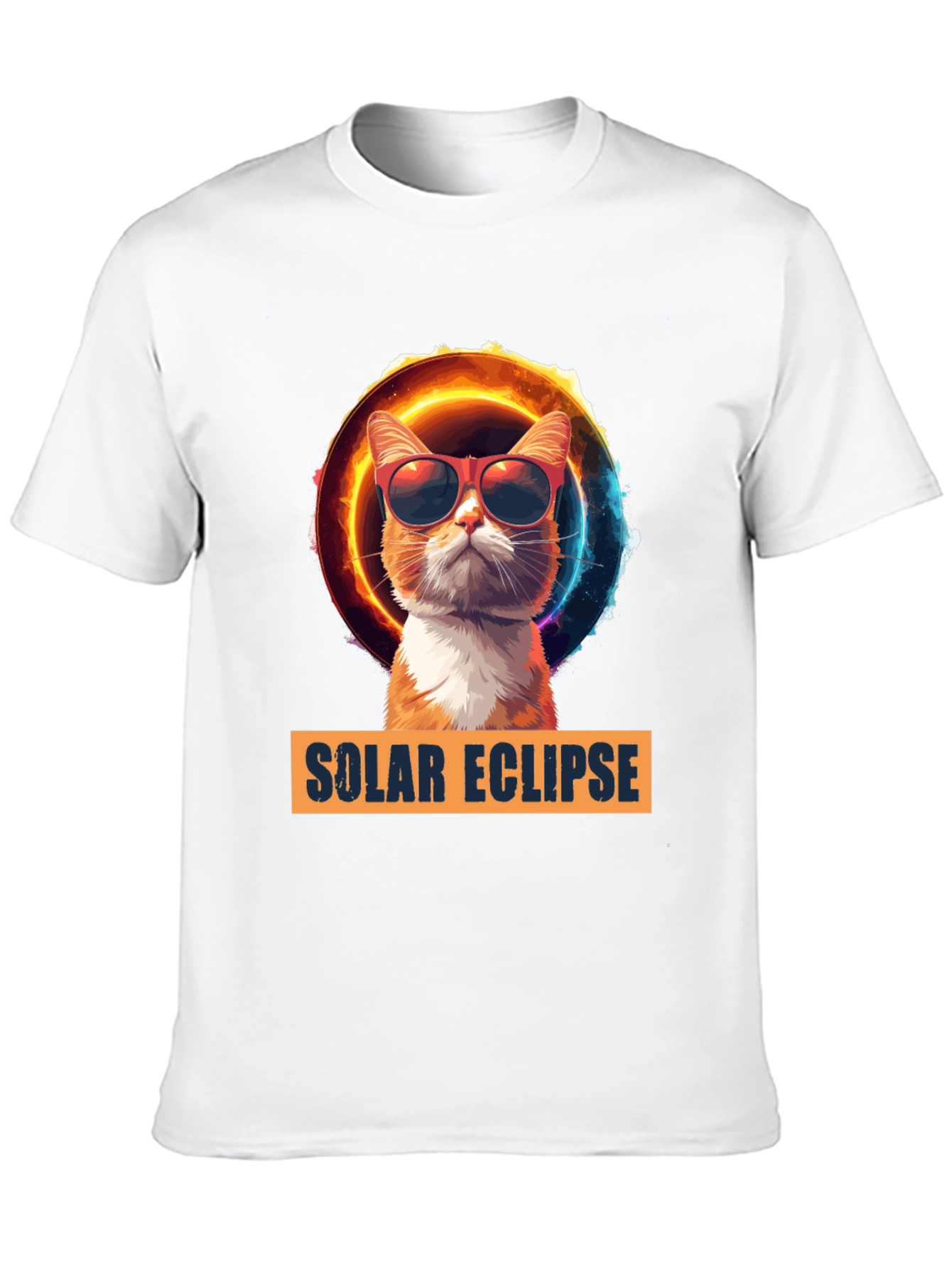 Solar Eclipse Cat T-Shirt