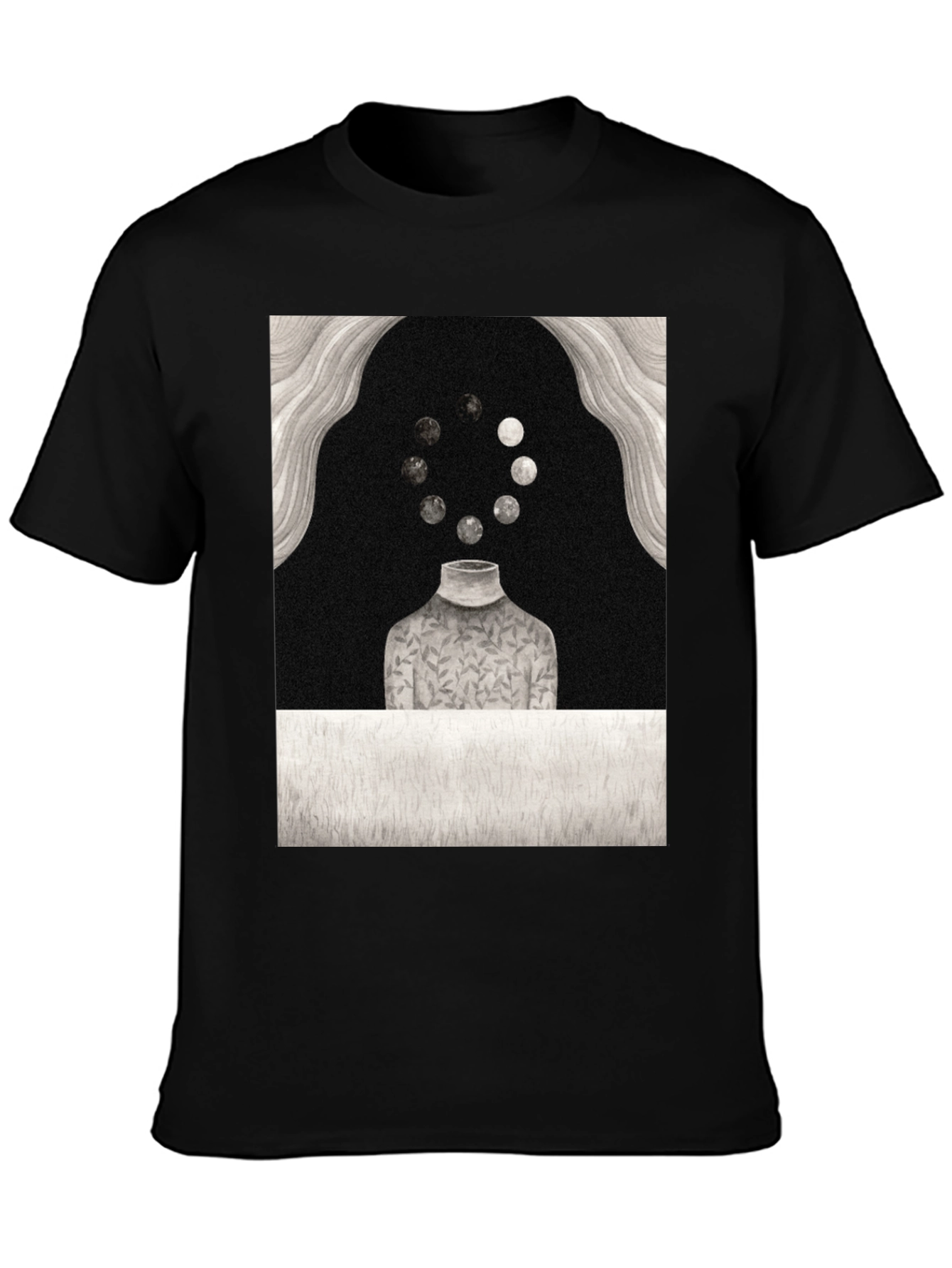 Abstract Art Tee - Moon Phase T-Shirt