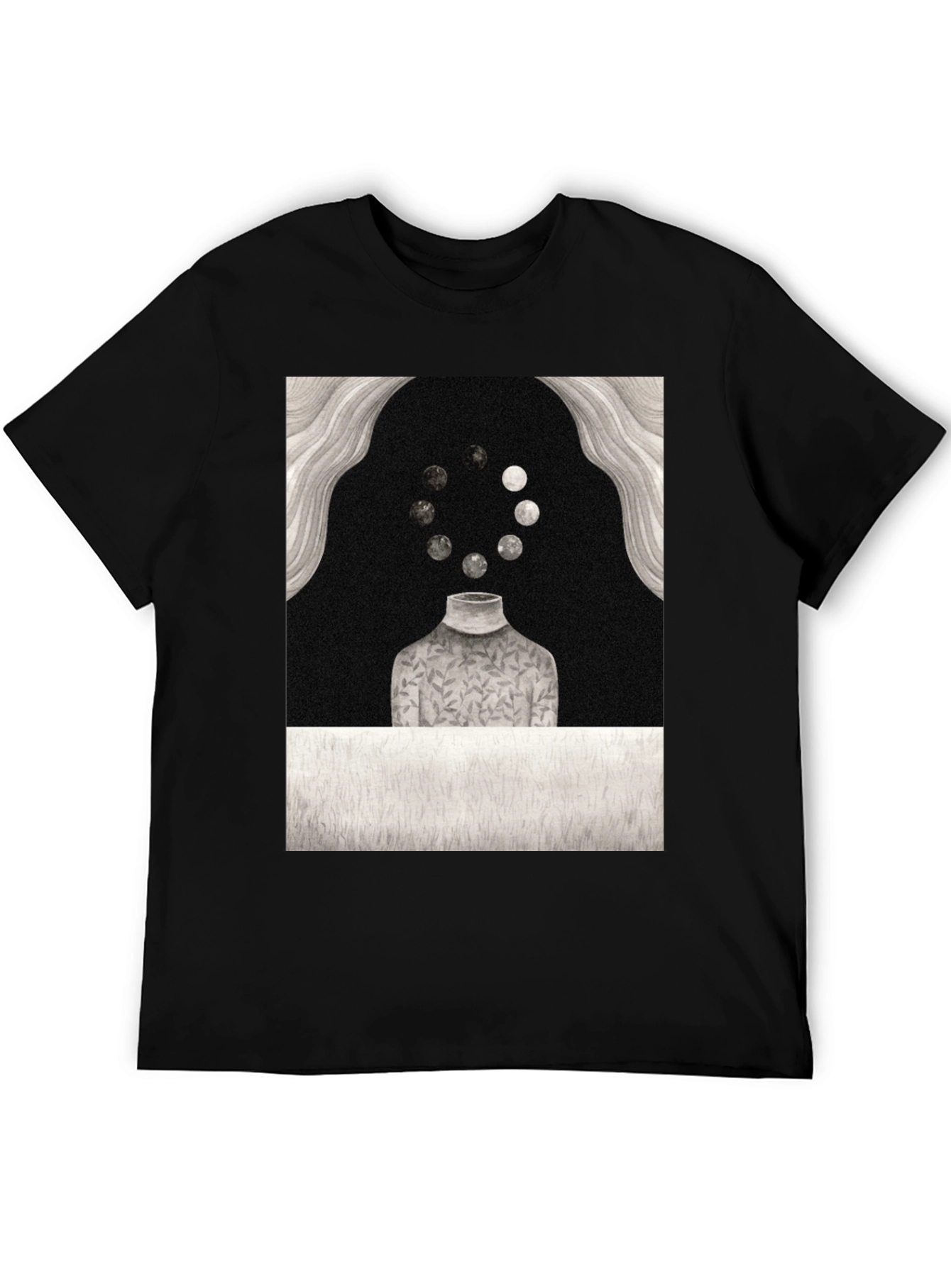Abstract Art Tee - Moon Phase T-Shirt