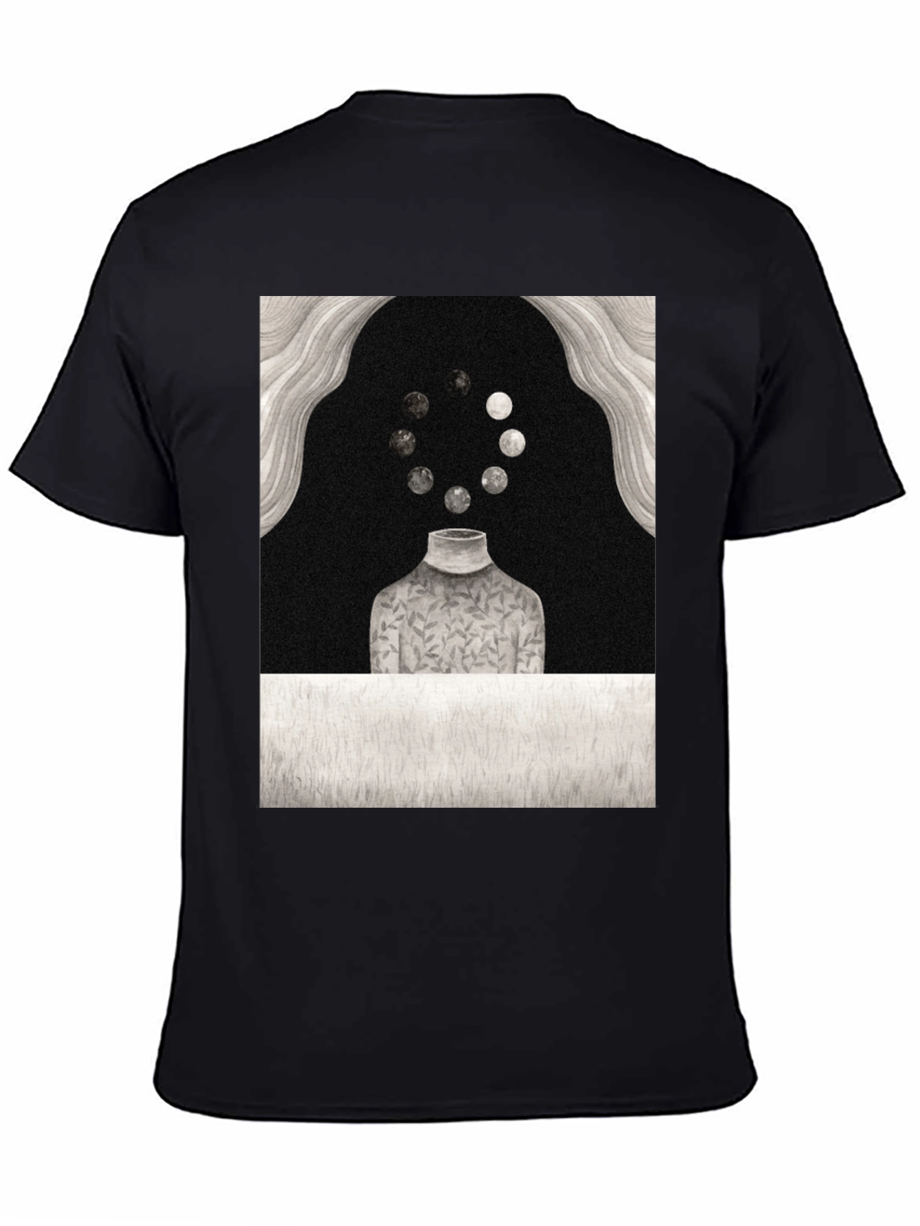 Abstract Art Tee - Moon Phase T-Shirt