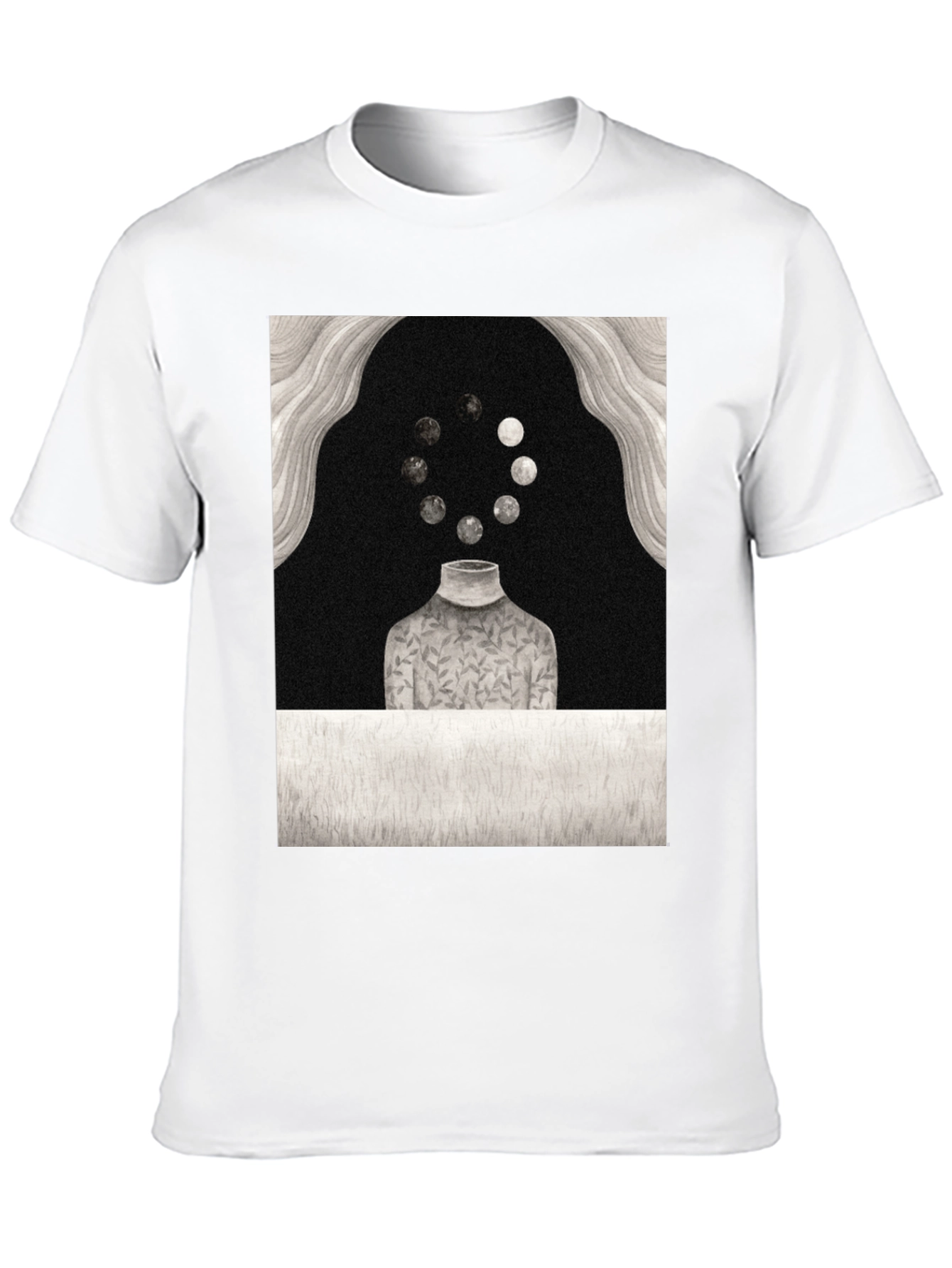 Abstract Art Tee - Moon Phase T-Shirt