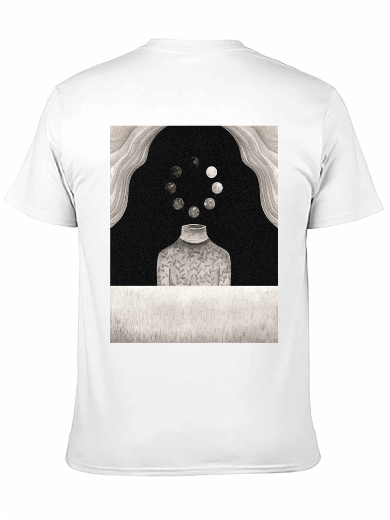 Abstract Art Tee - Moon Phase T-Shirt