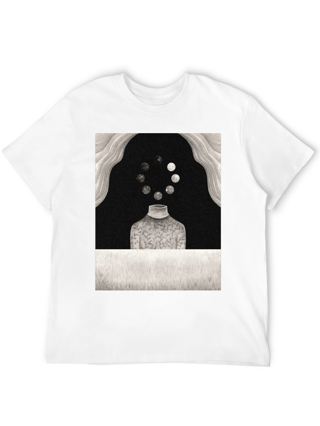 Abstract Art Tee - Moon Phase T-Shirt