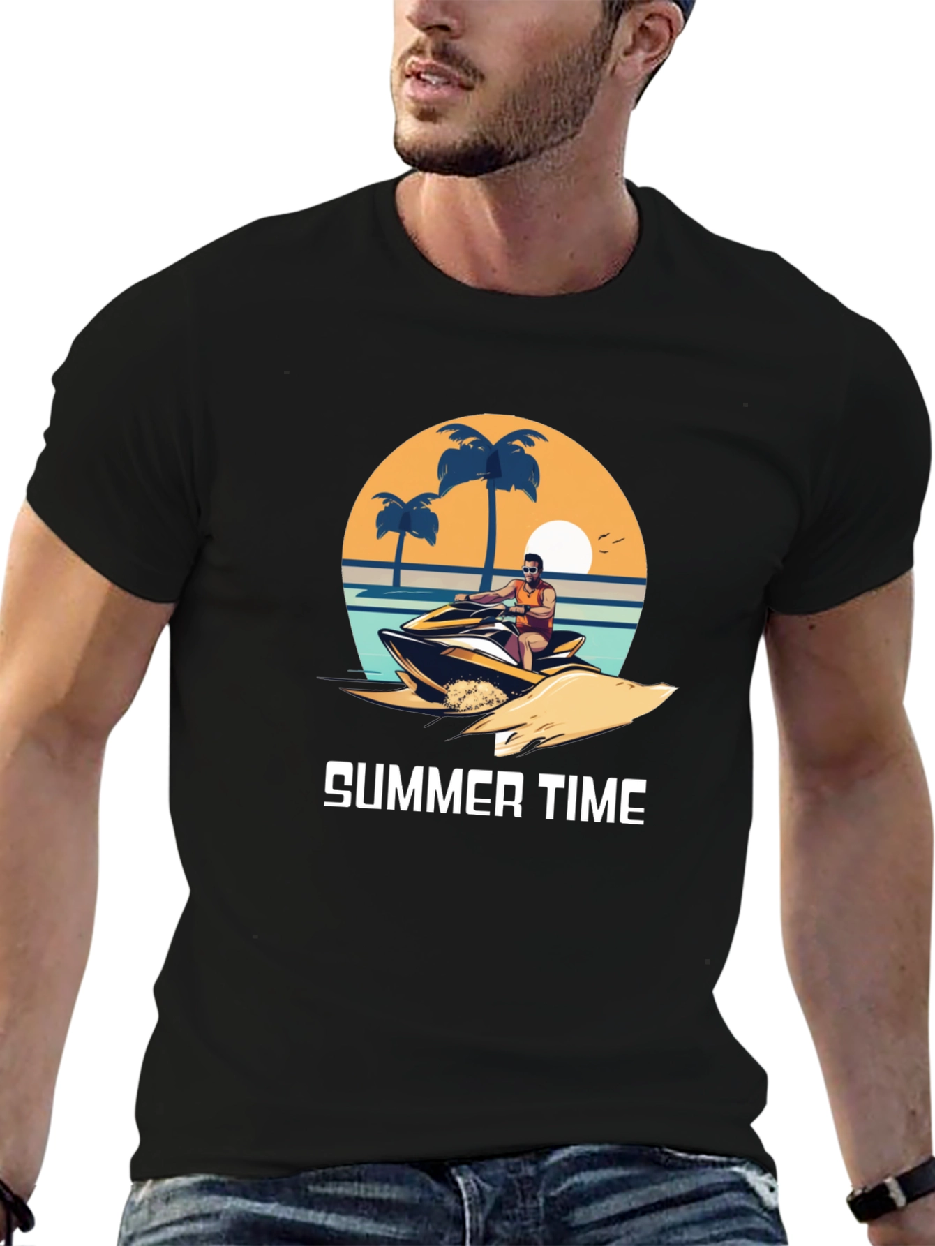 Summer Time Graphic T-Shirt - Beach Vibes