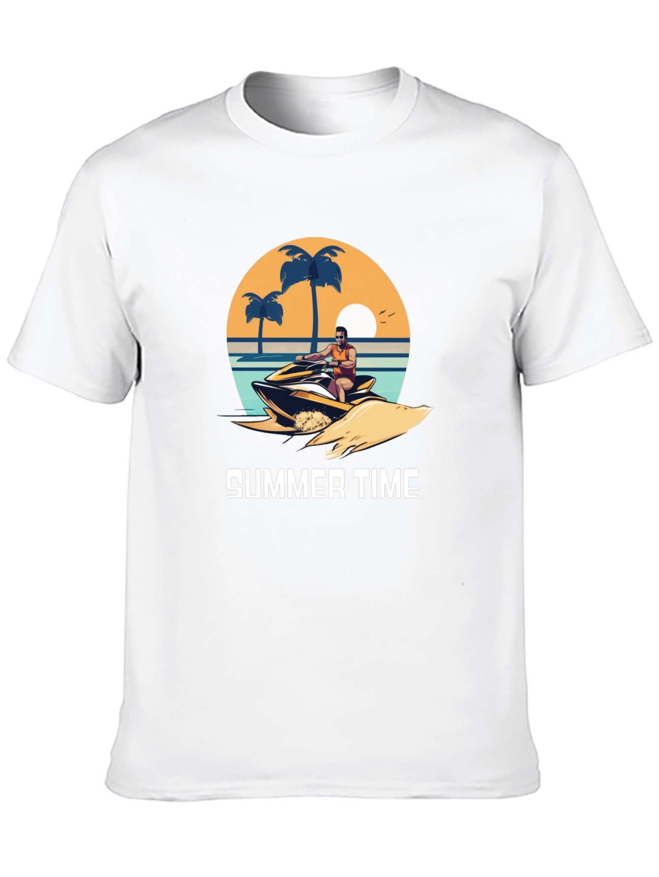 Summer Time Graphic T-Shirt - Beach Vibes