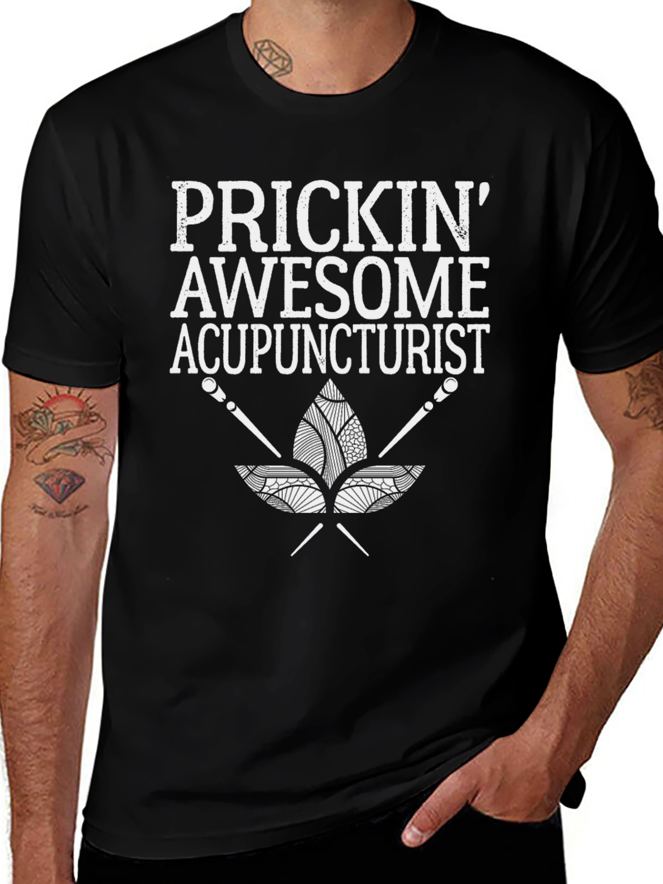 Prickin Awesome Acupuncturist T-Shirt